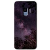 MRCİLETİSİMmrc-16635 Gece Galaksi Kılıf HD Desen Baskılı Arka Kapak Samsung Galaxy S9 ile uyumlu
