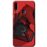 MRCİLETİSİMmrc-166915 DeadPool Kılıf Kapak Hayalet Ekran Yandan Gözükmez Samsung Galaxy A20s ile uyumlu