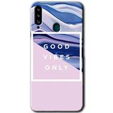 MRCİLETİSİMmrc-166922 Good Vibes Kılıf Kapak Hayalet Ekran Yandan Gözükmez Samsung Galaxy A20s ile uyumlu