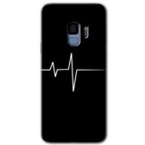MRCİLETİSİMmrc-16714 Heart Rytm Kılıf HD Desen Baskılı Arka Kapak Samsung Galaxy S9 ile uyumlu