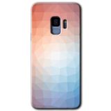 MRCİLETİSİMmrc-16733 Polygon Graident 3 Kılıf HD Desen Baskılı Arka Kapak Samsung Galaxy S9 ile uyumlu