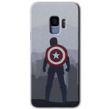 MRCİLETİSİMmrc-16758 Captain Avenger Kılıf HD Desen Baskılı Arka Kapak Samsung Galaxy S9 ile uyumlu