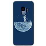 MRCİLETİSİMmrc-16795 Uzay İşçisi Kılıf HD Desen Baskılı Arka Kapak Samsung Galaxy S9 ile uyumlu