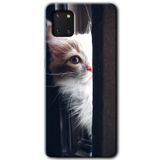 MRCİLETİSİMmrc-175418 Kedi Bakışı Kılıf Kapak Hayalet Ekran Yandan Gözükmez Samsung Galaxy A81 ile uyumlu