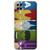 MRCİLETİSİMmrc-176243 Avengers Kılıf Kapak Hayalet Ekran Yandan Gözükmez Samsung Galaxy M12 ile uyumlu