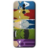 MRCİLETİSİMmrc-183393 Avengers Kılıf Kapak Hayalet Ekran Yandan Gözükmez Huawei Mate 20 Lite ile uyumlu