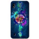 MRCİLETİSİMmrc-18719 Gizemli Pusula Kılıf Baskılı Kapak Tam Ekran Koruyucu Samsung Galaxy A10 ile uyumlu