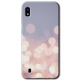 MRCİLETİSİMmrc-18746 Blur Lights Kılıf Baskılı Kapak Tam Ekran Koruyucu Samsung Galaxy A10 ile uyumlu