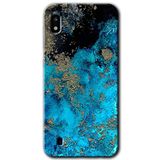 MRCİLETİSİMmrc-18764 Klas Mermer Kılıf Baskılı Kapak Tam Ekran Koruyucu Samsung Galaxy A10 ile uyumlu