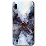 MRCİLETİSİMmrc-18765 Otantik Mermer Kılıf Baskılı Kapak Tam Ekran Koruyucu Samsung Galaxy A10 ile uyumlu