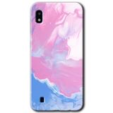 MRCİLETİSİMmrc-18788 Liquid Lekeler Art Kılıf Baskılı Kapak Tam Ekran Koruyucu Samsung Galaxy A10 ile uyumlu