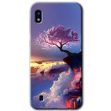 MRCİLETİSİMmrc-18794 Wash Red Wall Kılıf Baskılı Kapak Tam Ekran Koruyucu Samsung Galaxy A10 ile uyumlu