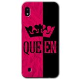 MRCİLETİSİMmrc-18808 Queen Kılıf Baskılı Kapak Tam Ekran Koruyucu Samsung Galaxy A10 ile uyumlu