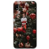 MRCİLETİSİMmrc-18813 Happy New Year Kılıf Baskılı Kapak Tam Ekran Koruyucu Samsung Galaxy A10 ile uyumlu