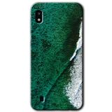 MRCİLETİSİMmrc-18838 Yeşil Okyanus Kılıf Baskılı Kapak Tam Ekran Koruyucu Samsung Galaxy A10 ile uyumlu