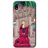MRCİLETİSİMmrc-18870 Morty Kılıf Baskılı Kapak Tam Ekran Koruyucu Samsung Galaxy A10 ile uyumlu