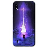 MRCİLETİSİMmrc-18882 Wanderer Silhouette Kılıf Baskılı Kapak Tam Ekran Koruyucu Samsung Galaxy A10 ile uyumlu