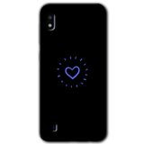 MRCİLETİSİMmrc-18913 Heart Strokes Kılıf Baskılı Kapak Tam Ekran Koruyucu Samsung Galaxy A10 ile uyumlu