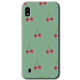 MRCİLETİSİMmrc-18920 Kiraz Berry Kılıf Baskılı Kapak Tam Ekran Koruyucu Samsung Galaxy A10 ile uyumlu