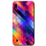 MRCİLETİSİMmrc-18934 Multi Oblique Kılıf Baskılı Kapak Tam Ekran Koruyucu Samsung Galaxy A10 ile uyumlu