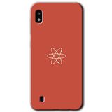 MRCİLETİSİMmrc-18938 Atom Kılıf Baskılı Kapak Tam Ekran Koruyucu Samsung Galaxy A10 ile uyumlu