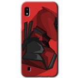 MRCİLETİSİMmrc-18964 DeadPool Kılıf Baskılı Kapak Tam Ekran Koruyucu Samsung Galaxy A10 ile uyumlu