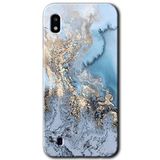 MRCİLETİSİMmrc-18969 Eski Mermer Kılıf Baskılı Kapak Tam Ekran Koruyucu Samsung Galaxy A10 ile uyumlu
