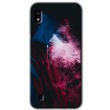 MRCİLETİSİMmrc-18988 Smoke Kılıf Baskılı Kapak Tam Ekran Koruyucu Samsung Galaxy A10 ile uyumlu