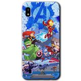 MRCİLETİSİMmrc-19123 Avengers Cartoon Kılıf Baskılı Kapak Tam Ekran Koruyucu Samsung Galaxy A10 ile uyumlu