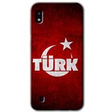 MRCİLETİSİMmrc-19124 Ayyıldız Türk Kılıf Baskılı Kapak Tam Ekran Koruyucu Samsung Galaxy A10 ile uyumlu