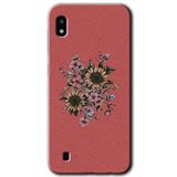 MRCİLETİSİMmrc-19188 Retro Çiçek Kılıf Baskılı Kapak Tam Ekran Koruyucu Samsung Galaxy A10 ile uyumlu