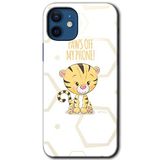 MRCİLETİSİMmrc-192107 Sevimli Kedi 1 Kılıf Baskılı Kapak Tam Kaplayan Mat Seramik iPhone 12 Mini ile uyumlu