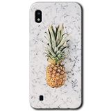 MRCİLETİSİMmrc-19221 Ananas Kılıf Baskılı Kapak Tam Ekran Koruyucu Samsung Galaxy A10 ile uyumlu
