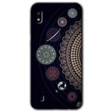 MRCİLETİSİMmrc-19236 Gezegen Döngüsü Kılıf Baskılı Kapak Tam Ekran Koruyucu Samsung Galaxy A10 ile uyumlu