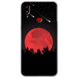 MRCİLETİSİMmrc-19301 Kanlı Ay Kılıf Baskılı Kapak Tam Ekran Koruyucu Samsung Galaxy A10s ile uyumlu