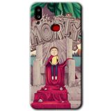MRCİLETİSİMmrc-19420 Morty Kılıf Baskılı Kapak Tam Ekran Koruyucu Samsung Galaxy A10s ile uyumlu