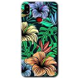 MRCİLETİSİMmrc-19465 Hibiscus Flowers Kılıf Baskılı Kapak Tam Ekran Koruyucu Samsung Galaxy A10s ile uyumlu