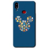 MRCİLETİSİMmrc-19530 Mickey Kılıf Baskılı Kapak Tam Ekran Koruyucu Samsung Galaxy A10s ile uyumlu