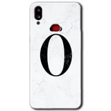 MRCİLETİSİMmrc-19607 Beyaz Mermer Desenli Ö Harfi Kılıf Baskılı Kapak Tam Ekran Koruyucu Samsung Galaxy A10s ile uyumlu