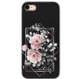 MRCİLETİSİMmrc-198694 Retro Çiçek 1 Kılıf Baskılı Kapak Tam Kaplayan Mat Seramik iPhone SE 2022 ile uyumlu