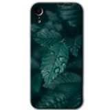 MRCİLETİSİMmrc-199790 Yağmurlu Yaprak Kılıf Baskılı Kapak Tam Kaplayan Mat Seramik iPhone XR ile uyumlu