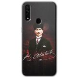 MRCİLETİSİMmrc-203399 Kemal Atatürk Kılıf Baskılı Kapak Tam Kaplayan Mat Seramik Oppo A31 ile uyumlu