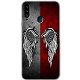 MRCİLETİSİMmrc-20972 Lucifer Kılıf Baskılı Kapak Tam Ekran Koruyucu Samsung Galaxy A20s ile uyumlu