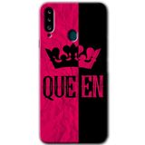 MRCİLETİSİMmrc-21008 Queen Kılıf Baskılı Kapak Tam Ekran Koruyucu Samsung Galaxy A20s ile uyumlu