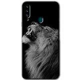 MRCİLETİSİMmrc-21390 Lion Kılıf Baskılı Kapak Tam Ekran Koruyucu Samsung Galaxy A20s ile uyumlu