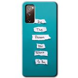 MRCİLETİSİMmrc-2207 Want You Kılıf HD Desen Baskılı Arka Kapak Samsung Galaxy S20 FE ile uyumlu