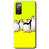 MRCİLETİSİMmrc-2257 Penguenler Kılıf HD Desen Baskılı Arka Kapak Samsung Galaxy S20 FE ile uyumlu