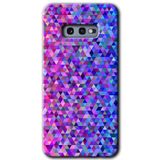 MRCİLETİSİMmrc-230 Pixel Mozaik Kılıf HD Desen Baskılı Arka Kapak + Temperli Cam Samsung Galaxy S10e ile uyumlu