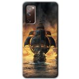 MRCİLETİSİMmrc-2327 Siyah İnci Kılıf HD Desen Baskılı Arka Kapak Samsung Galaxy S20 FE ile uyumlu