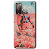 MRCİLETİSİMmrc-2447 Uzay Bahçesi Kılıf HD Desen Baskılı Arka Kapak Samsung Galaxy S20 FE ile uyumlu